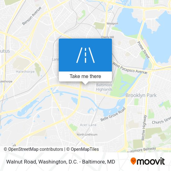 Walnut Road map