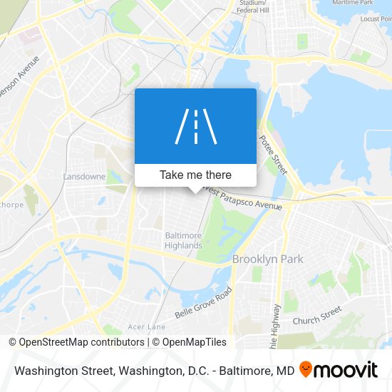 Mapa de Washington Street