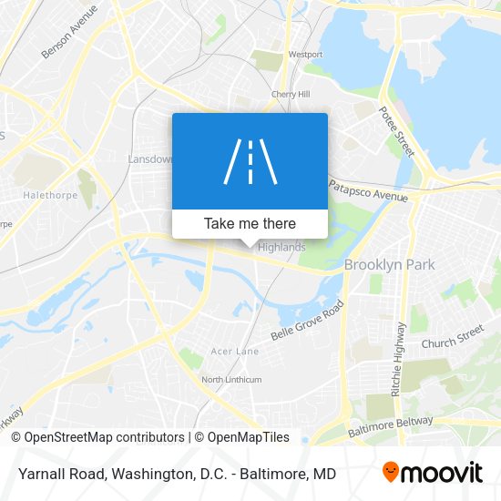 Yarnall Road map