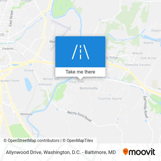 Allynwood Drive map
