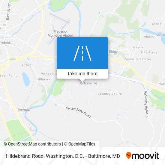 Hildebrand Road map