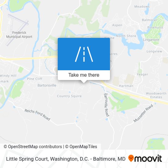 Little Spring Court map