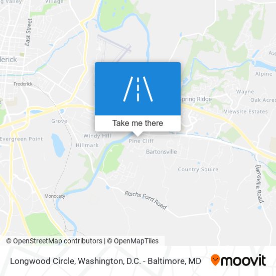 Longwood Circle map