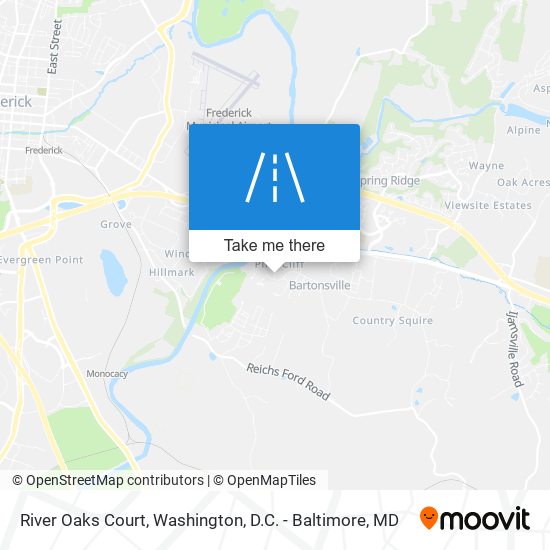 River Oaks Court map