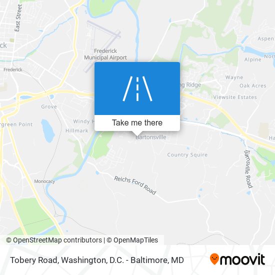 Mapa de Tobery Road
