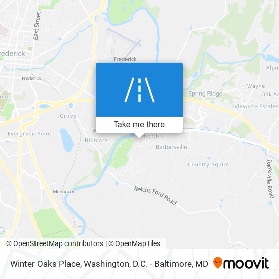 Winter Oaks Place map