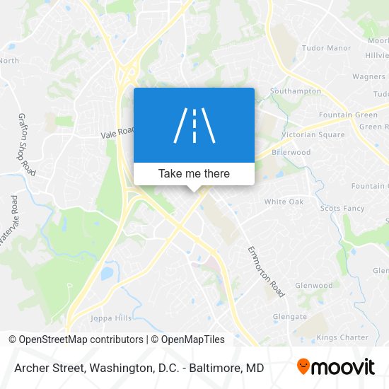 Archer Street map