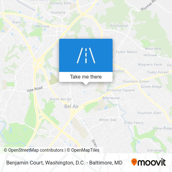 Benjamin Court map