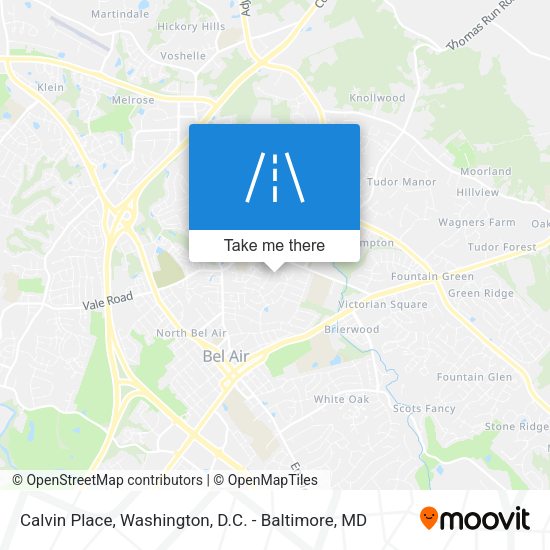 Calvin Place map