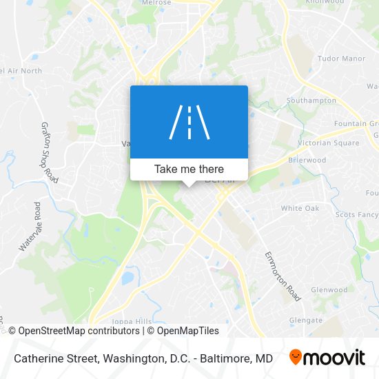 Catherine Street map