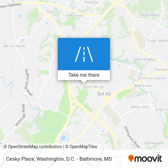Cesky Place map