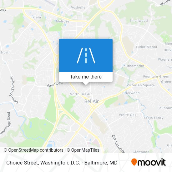Choice Street map