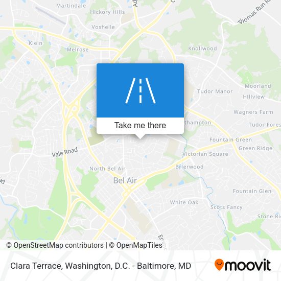 Clara Terrace map