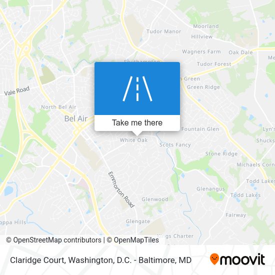 Claridge Court map