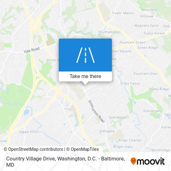 Country Village Drive map