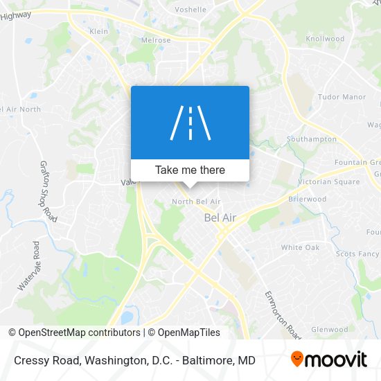 Mapa de Cressy Road