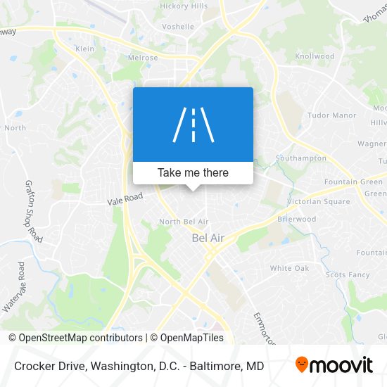 Mapa de Crocker Drive