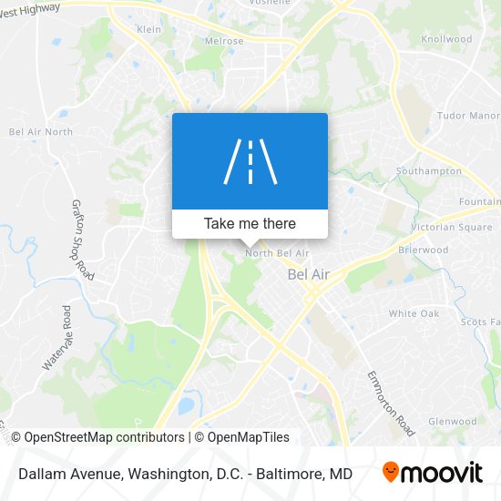 Dallam Avenue map