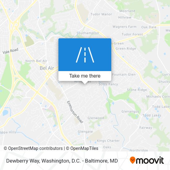Dewberry Way map