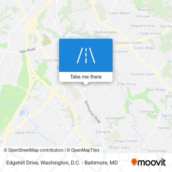 Edgehill Drive map