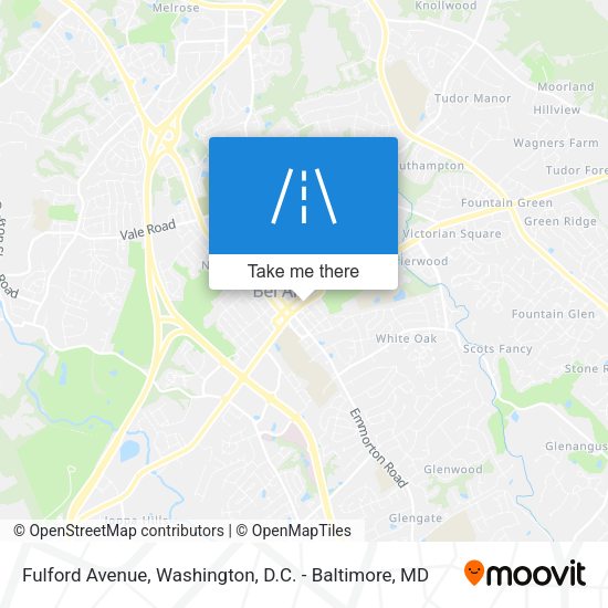 Fulford Avenue map