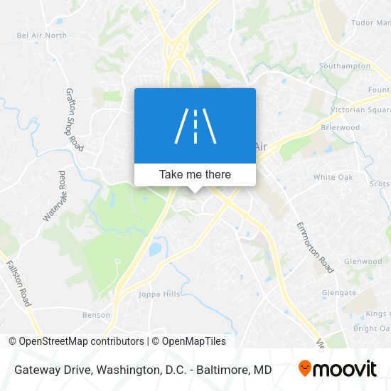 Mapa de Gateway Drive