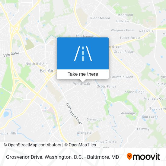 Grosvenor Drive map