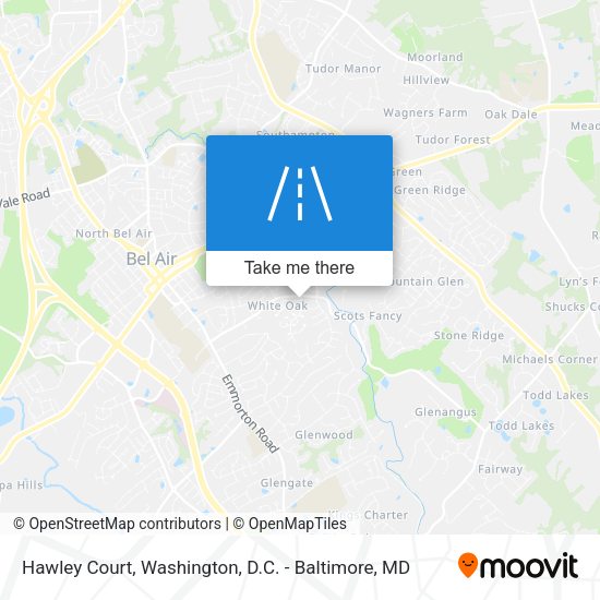 Hawley Court map
