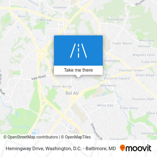 Hemingway Drive map