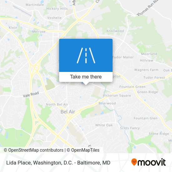 Lida Place map