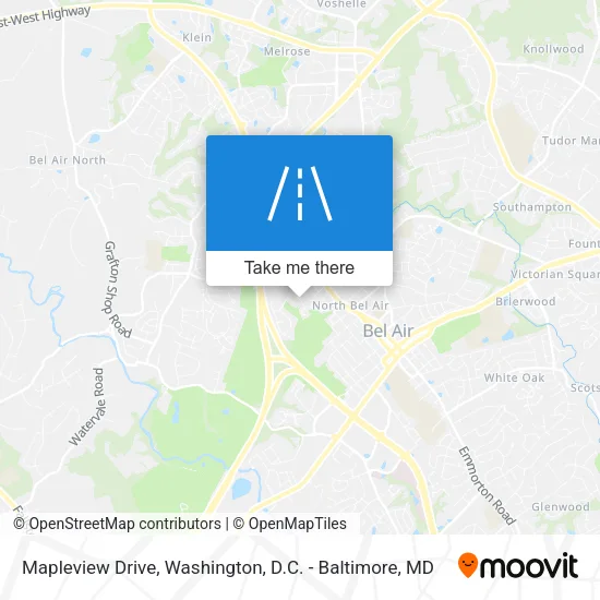 Mapleview Drive map