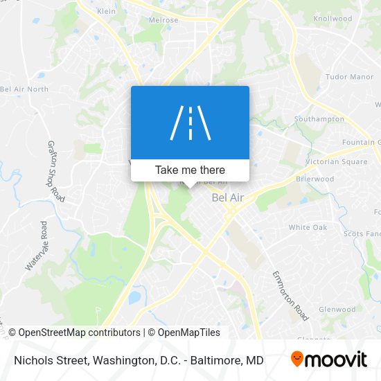 Nichols Street map