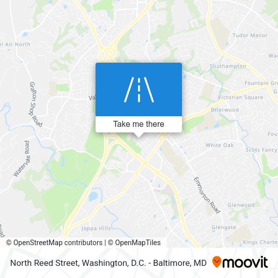 Mapa de North Reed Street