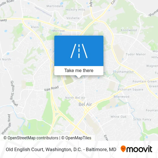 Old English Court map