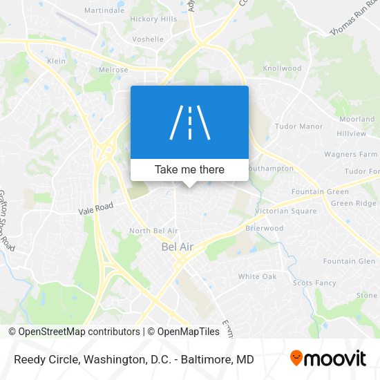 Mapa de Reedy Circle