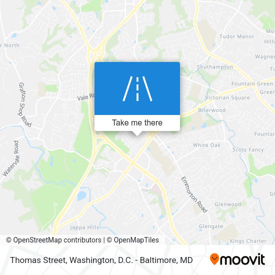Mapa de Thomas Street