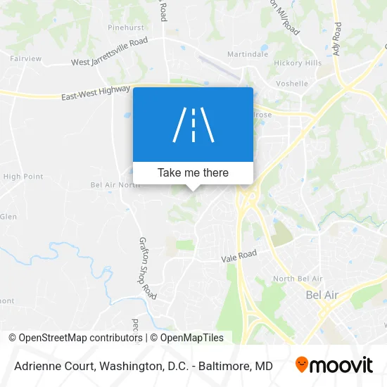 Adrienne Court map