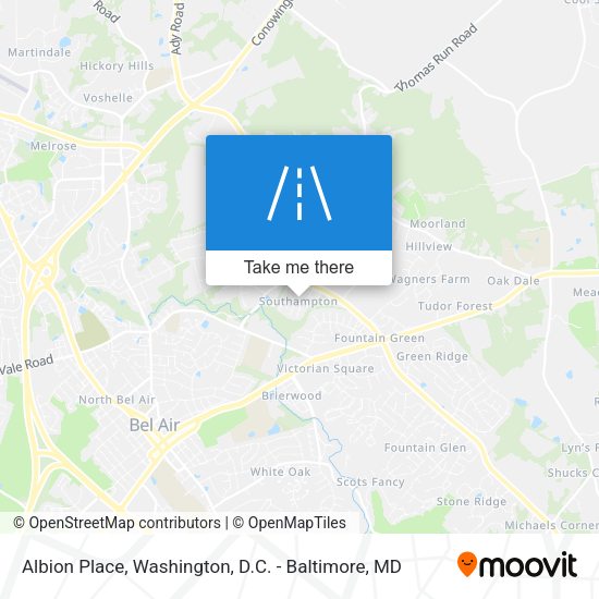 Albion Place map