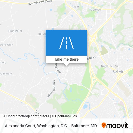 Mapa de Alexandria Court