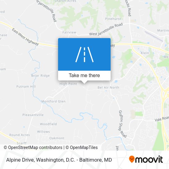 Mapa de Alpine Drive