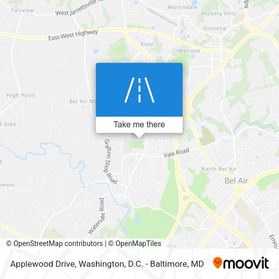 Applewood Drive map