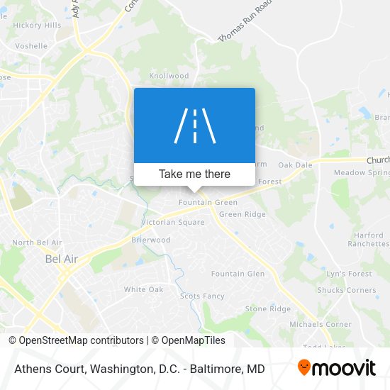 Mapa de Athens Court