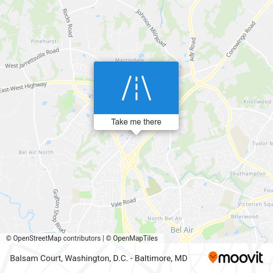 Balsam Court map