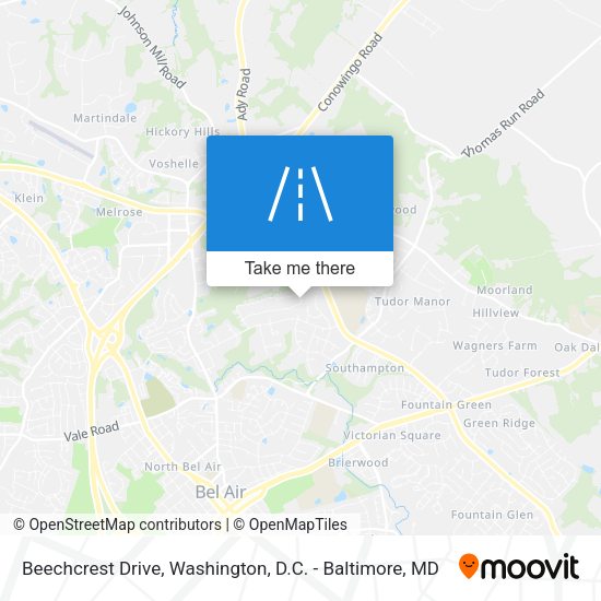 Mapa de Beechcrest Drive