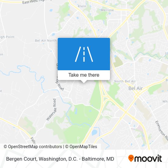 Bergen Court map