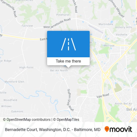 Mapa de Bernadette Court