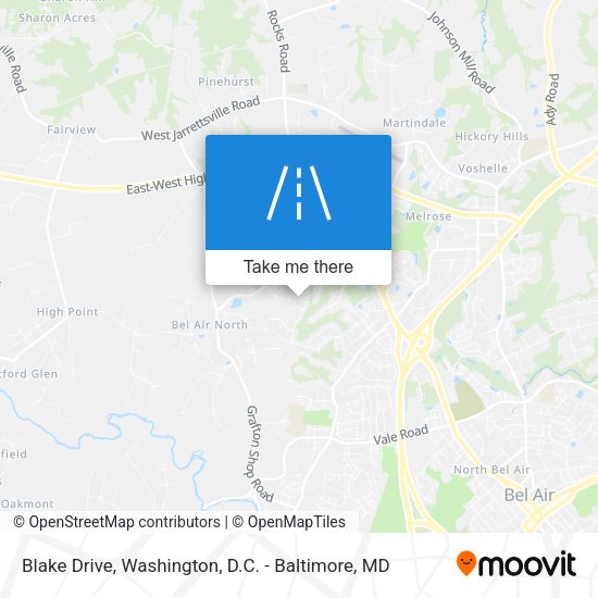 Mapa de Blake Drive
