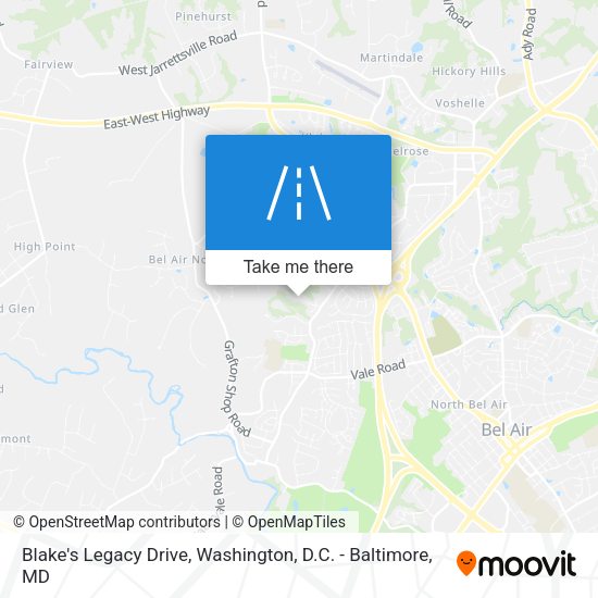 Blake's Legacy Drive map