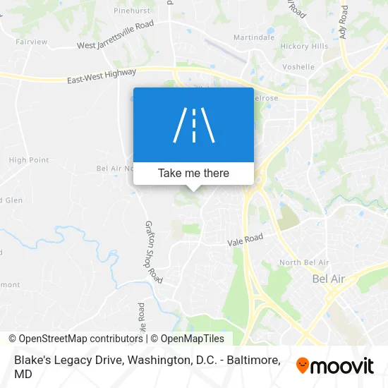 Blake's Legacy Drive map