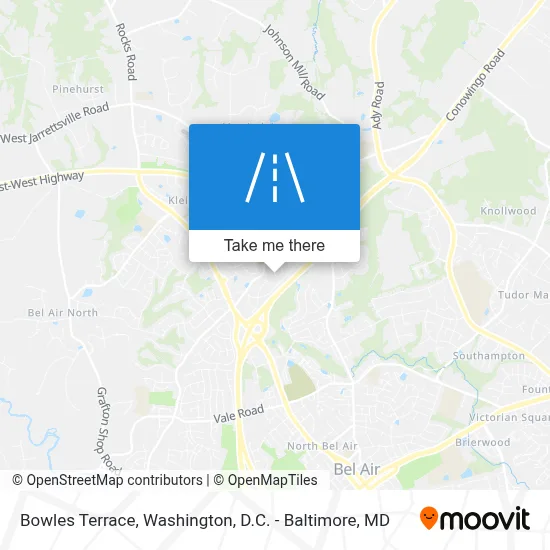 Bowles Terrace map